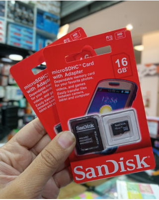 Cartão de Memória 16GB SanDisk