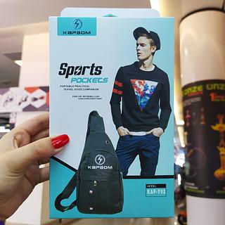 Bolsa Lateral Sport com Saída para Fone KAPBOM KAP-Y02