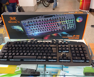 Teclado Gamer c/ brilho arco íris- RELOG`S
