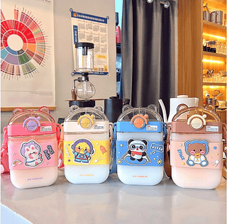 Garrafa de água Urso Kawaii