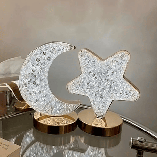 Abajur Luminária Mesa Cristal.