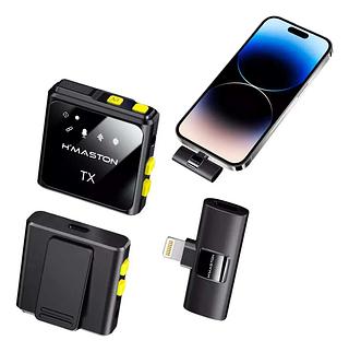 Microfone Lapela Sem Fio H'maston MK012