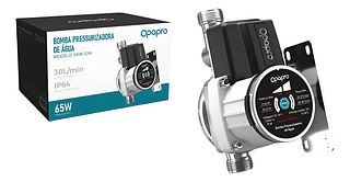 Bomba Para Pressão Em Torneiras E Chuveiro 65w 30l/min Ip64 Bivolt