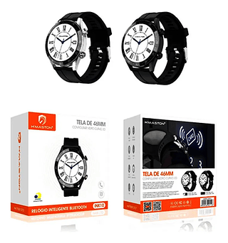 elogio Smartwatch Função Nfc Bluetooth H'maston Ink10