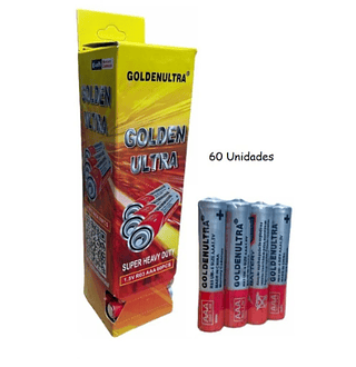 Goldenultra Pilha Palito AAA C/4