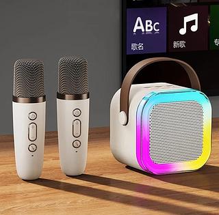 Mini Karaokê com 2 Microfones