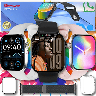 Relógio Smartwatch W11 X Série 11 Amoled 2.08 Gps 2 Pulseira