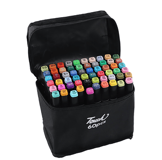 Estojo Canetinha 60 cores