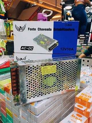 Fonte Chaveada Estabilizadora 12V 10A ALTOMEX