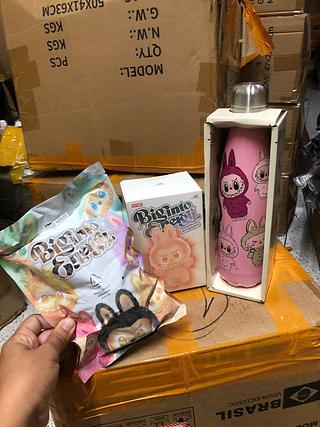 Kit Garrafa Labubu + Boneco Labubu