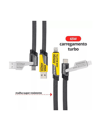 Cabo 4 em 1 TURBO PEI-J80