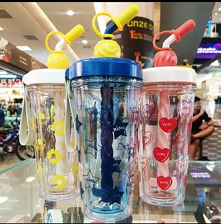 Copo com Canudo a Alça AK-2011 AIKER