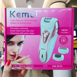Depilador Kemei 3 em 1 KM-3010