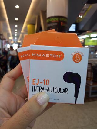 Fone H'maston EJ-10 COM FIO