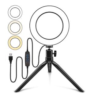 Ring Light 6" de Mesa