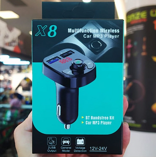 Transmissor Bluetooth /FM e Carregador 3.1 X8