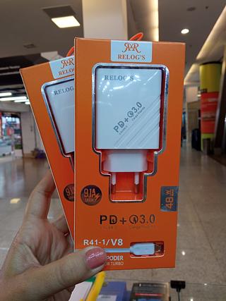 Carregador V8 RELOG'S 9.1A USB-C