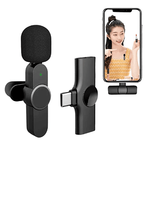 Microfone de Lapela sem fio TYPE-C