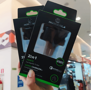 Carregador Motorola 3.0 V8