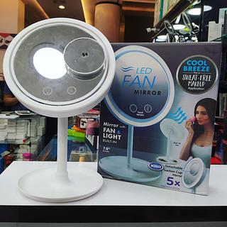 Espelho com LED e Ventilador 7.9"