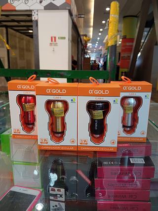Carregador Veicular CJ08-4 a'GOLD