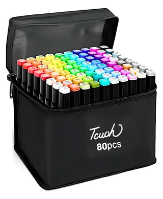 Estojo Canetinha 80 cores