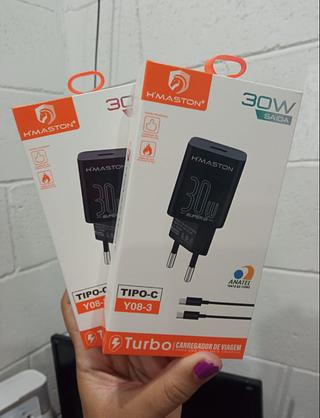 Carregador H´maston TYPE-C/TYPE-C 30W