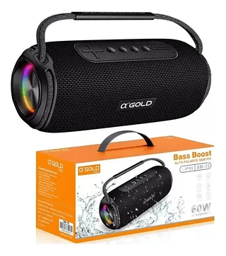 aixa De Som Bass Boost Sm-15 Agold Pro Som Potente