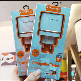 Carregador iOS 3.1 2USB H'maston Y44-2