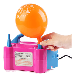 Inflador Enchedor De Balões Maquina De Enche Bomba 2 Bicos