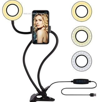 Ring Light 8* com prendedor