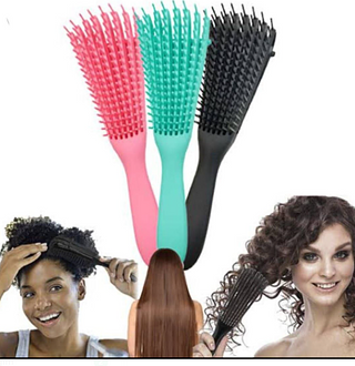 Escova para cabelo cacheado