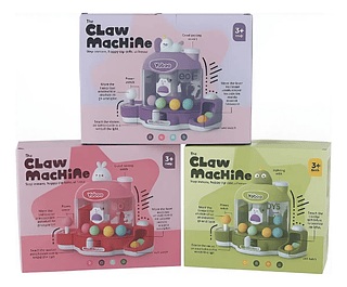 Mini Máquina de Pegar Bolinhas Coloridas Infantil Brinquedo Portátil