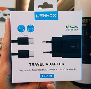 Carregador com Cabo TYPE-C para TYPE-C 2.0 LEHMOX LE-139
