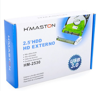 Case P/ HD Externo 2.5 USB 3.0 H'MASTON