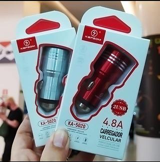 Carregador Veicular 4.8 2USB KA-5020