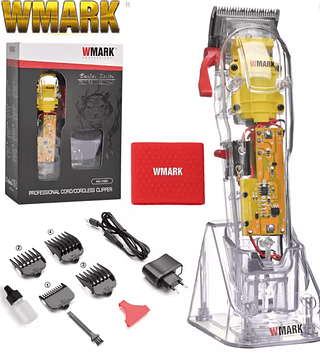 Maquina De Corte De Cabelo Transparente NG-108S