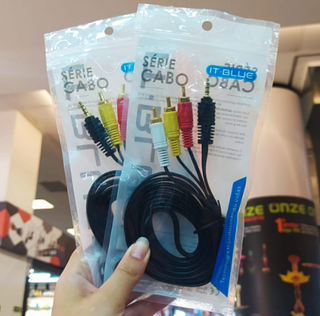 Cabo P2 4C 3RCA 2M IT-BLUE