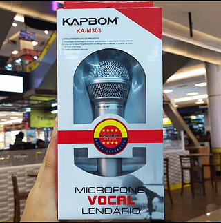 Microfone KA-M303 KAPBOM