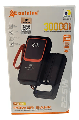 Power Bank 30.000mah Carga Rápida