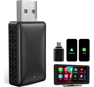 Adaptador Carplay Sem Fio 2 Em 1 Conversor Automático Bt5.0