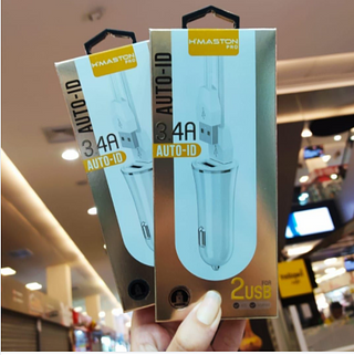 Carregador veicular c/ 2USB 3.4 H'maston